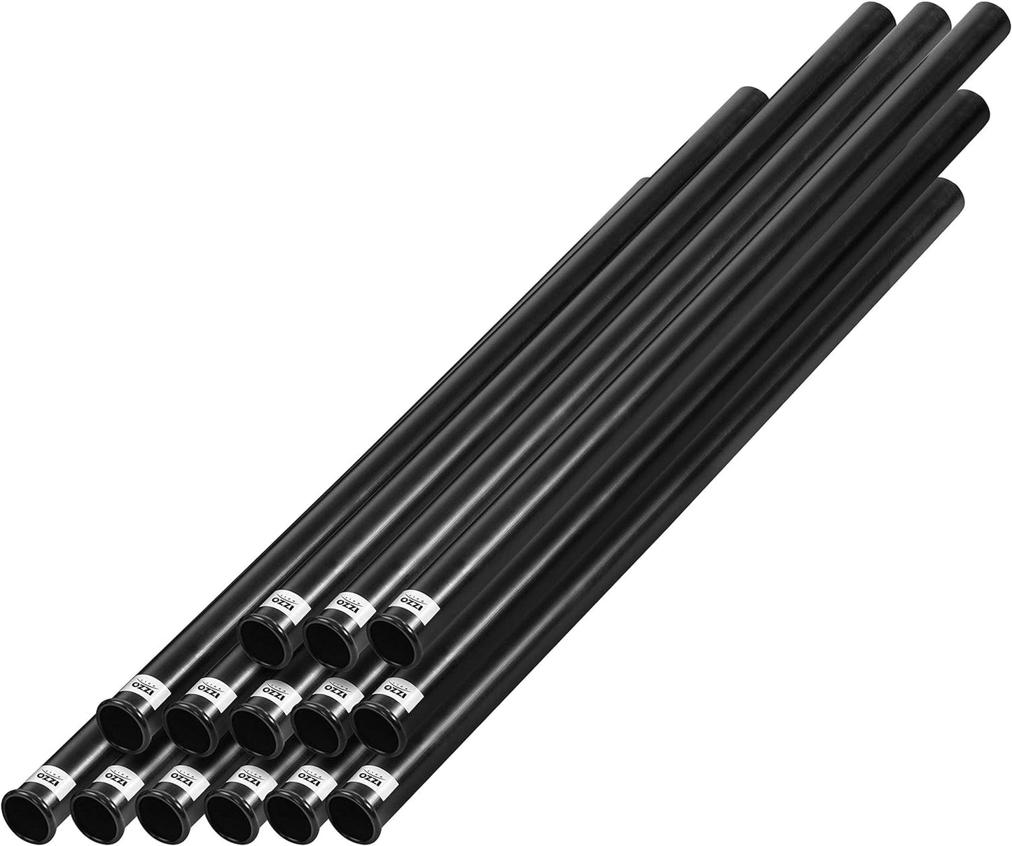 IZZO Golf Black Plastic Golf Club Tube