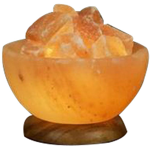 Aloha Bay, Salt Bowl Lamp with Salt Stones, 1 Count