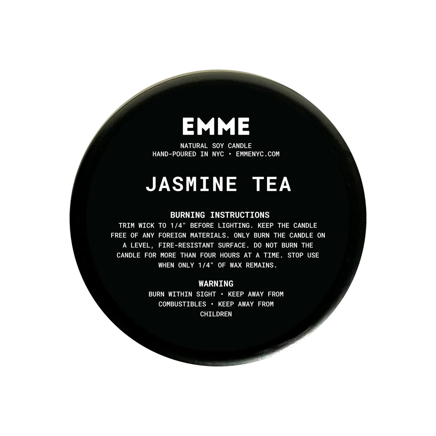 Emme Jasmine Tea Candle Jar 10oz