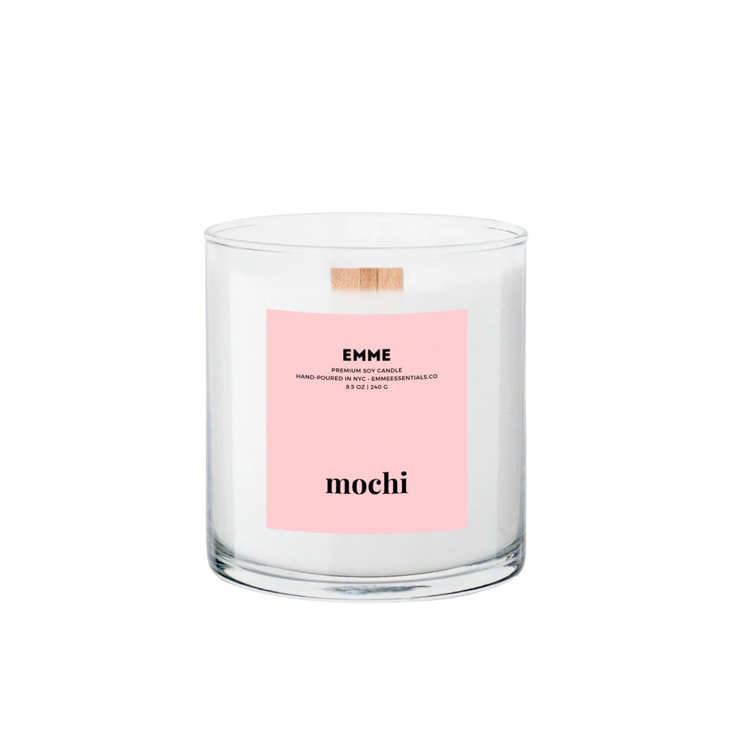 Emme Mochi Wood Wick Candle