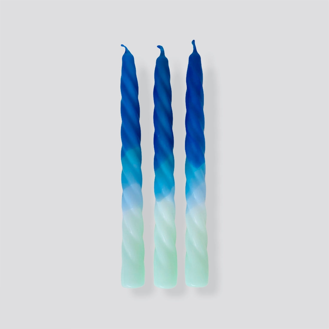 Dip Dye Neon Twist Candles