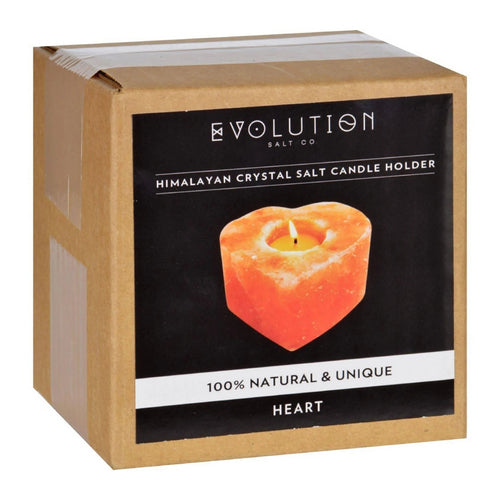 Evolution Salt, Tealight Heart Candle Holder, 1 Count