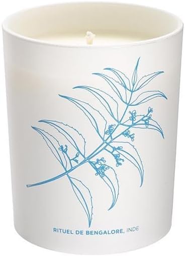 Cinq Mondes Relaxing Phyto-Aromatic Candle of Bengalore - Soy-Based Candle for The Home - Aromatherapy Notes of Vanilla and Cardamom Inspired by Ayurvedic Traditions