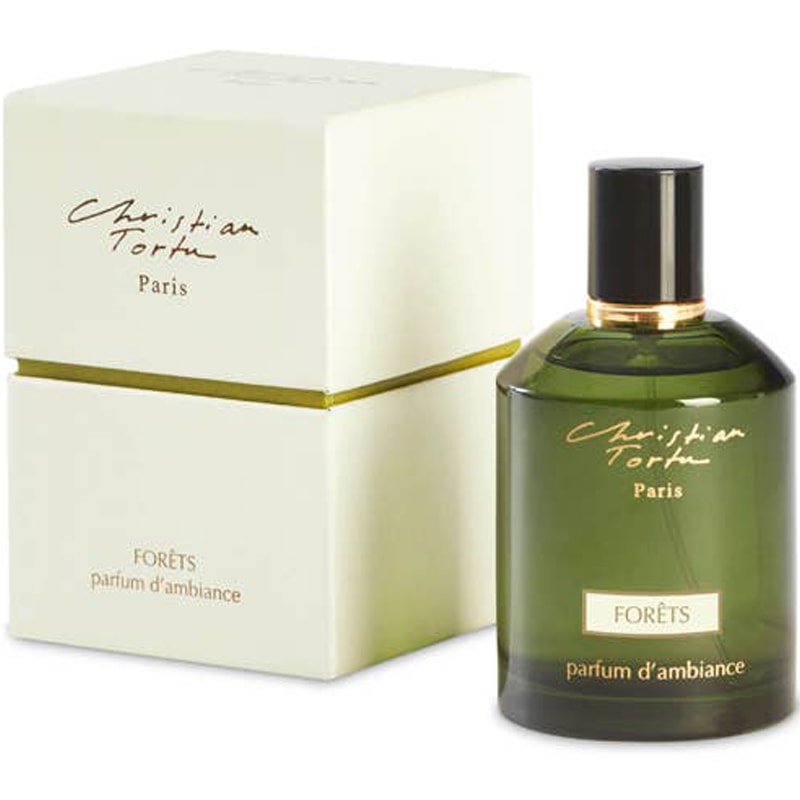 Christian Tortu Forests Room Spray (100 ml) beside box