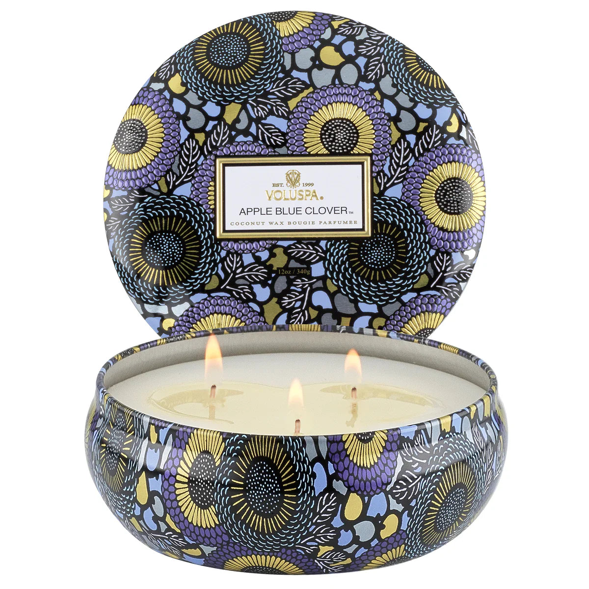 Japonica 3 Wick Tin Candle 12oz