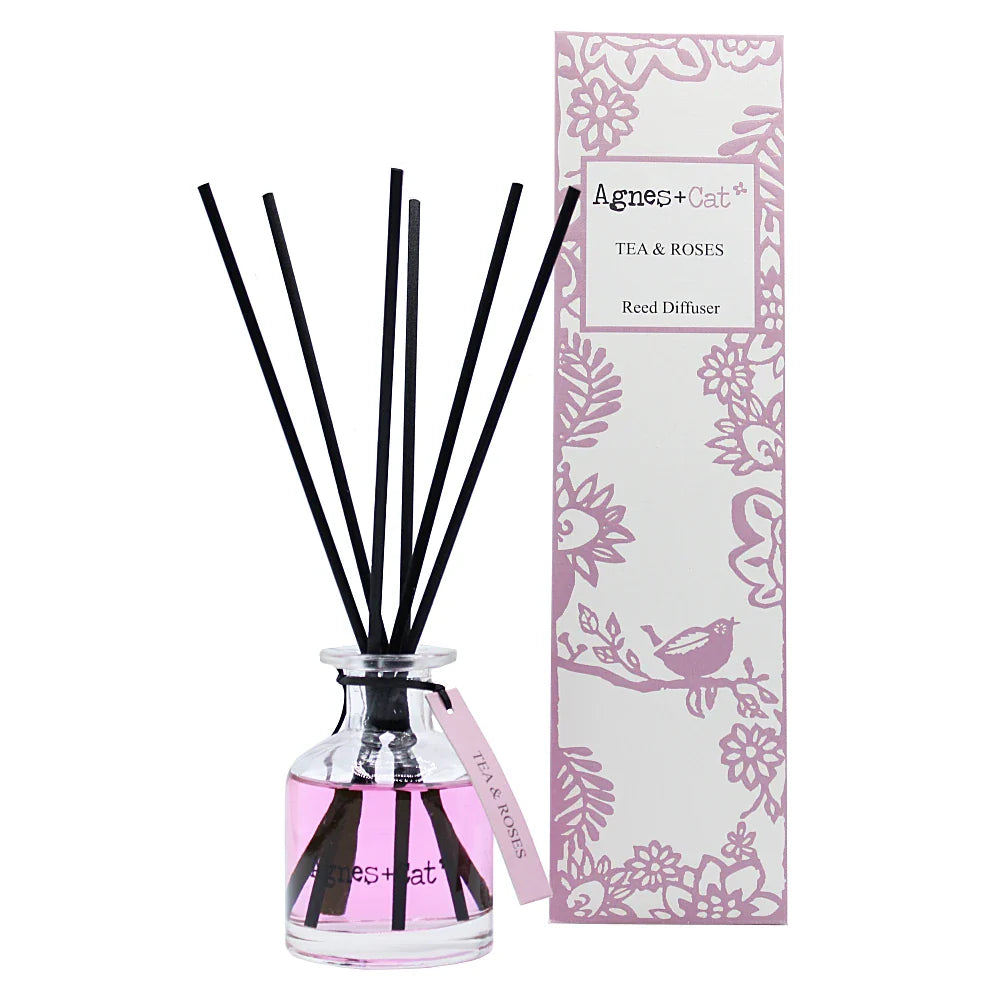 Agnes + Cat Tea & Roses Reed Diffuser