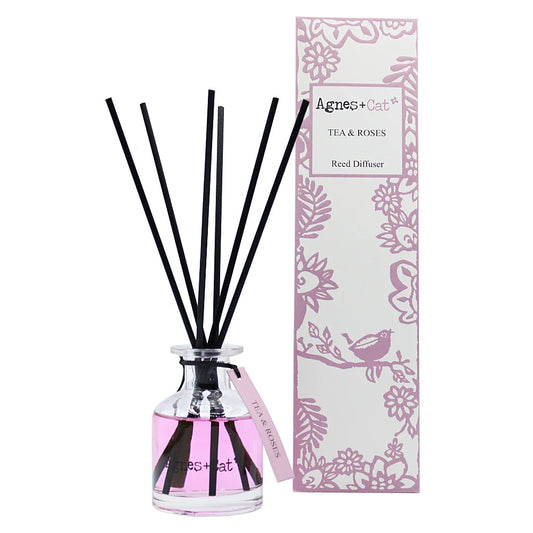Agnes + Cat Tea & Roses Reed Diffuser