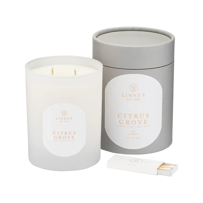 Spring Seasonal Two-Wick Candle | Linnea