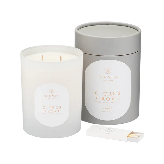 Spring Seasonal Two-Wick Candle | Linnea