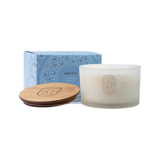Distillery Fragrance House Soy Candle Jasmine & Vanilla Soulful 450g
