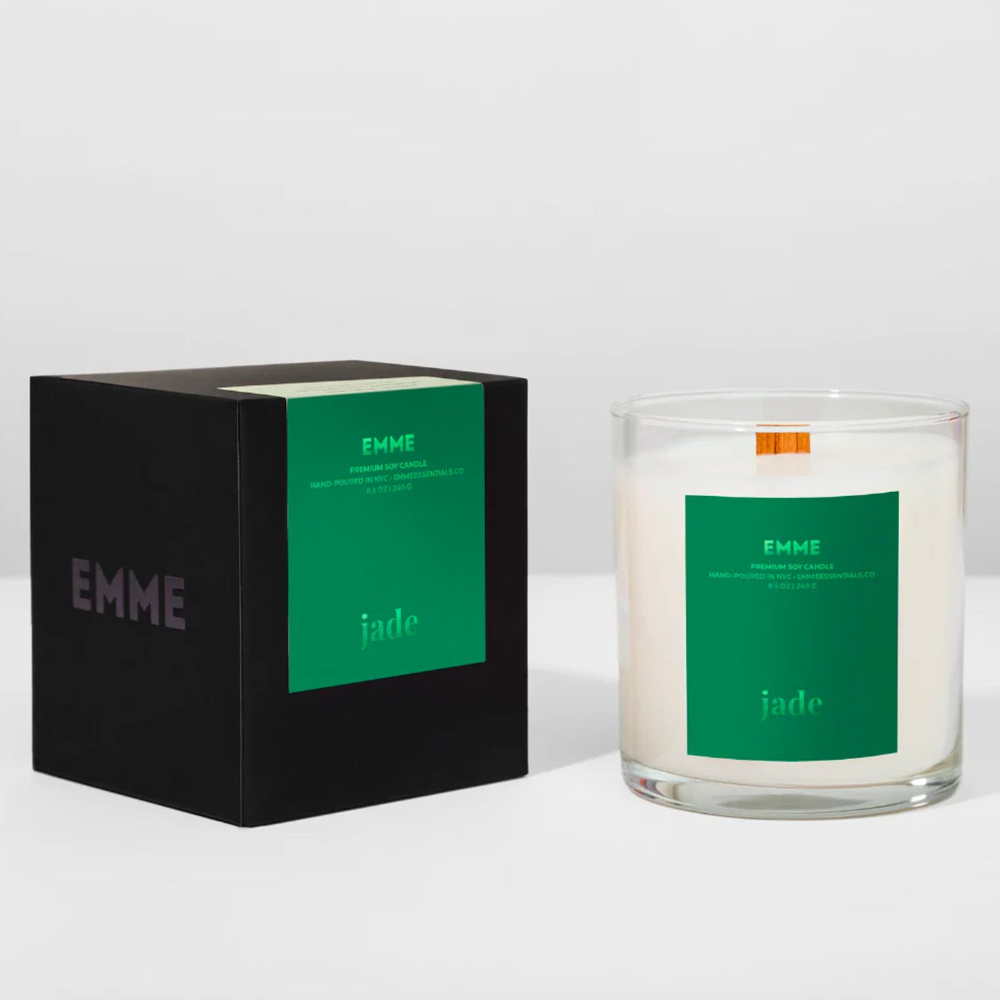 Emme Jade Wood Wick Candle