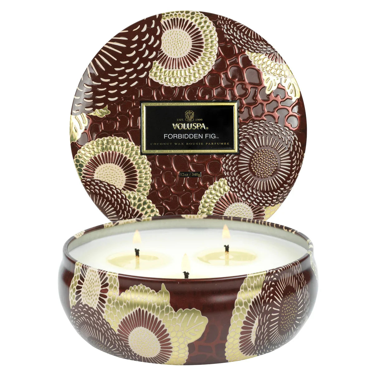 Japonica 3 Wick Tin Candle 12oz