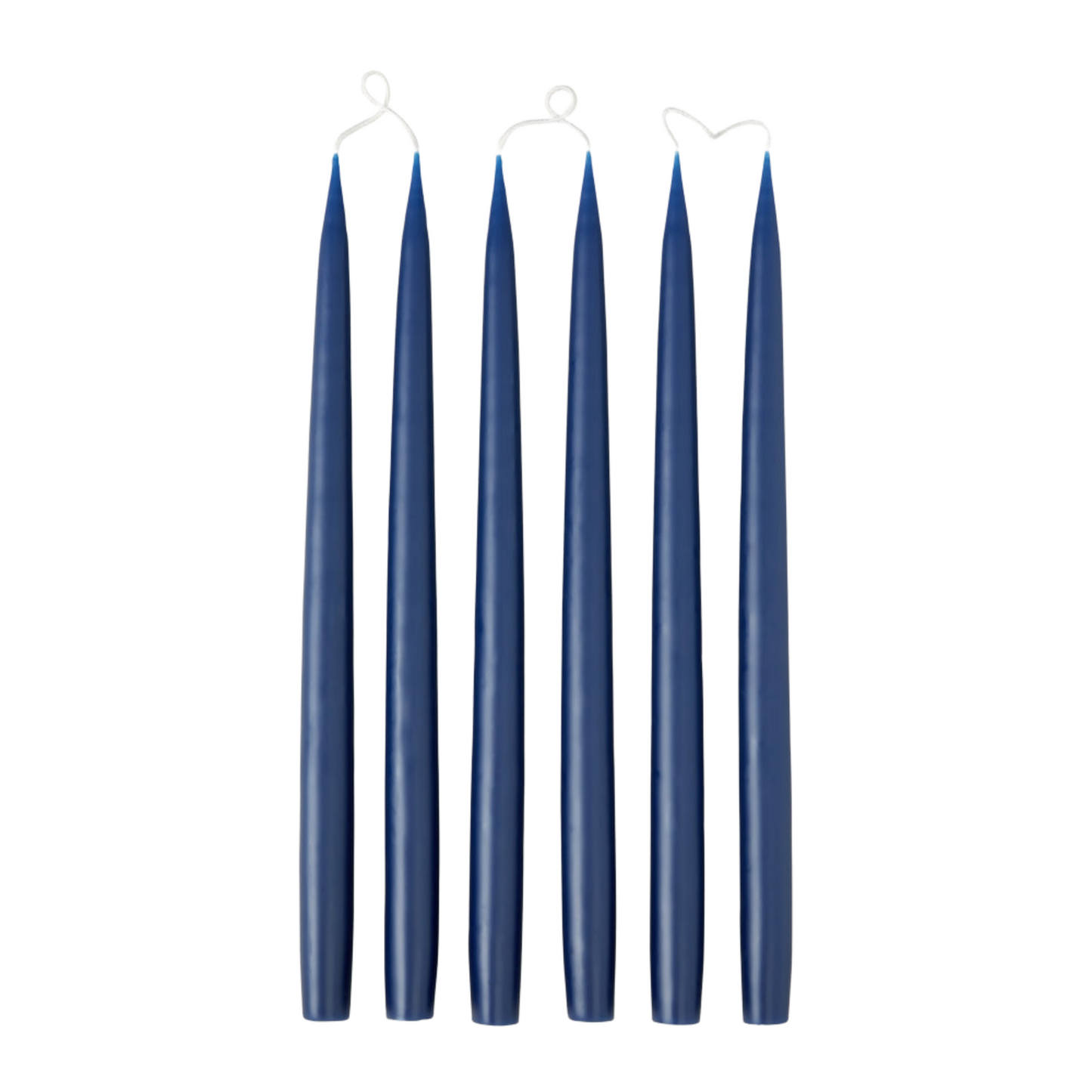 Classic Navy Blue Tapers (Set of 6)