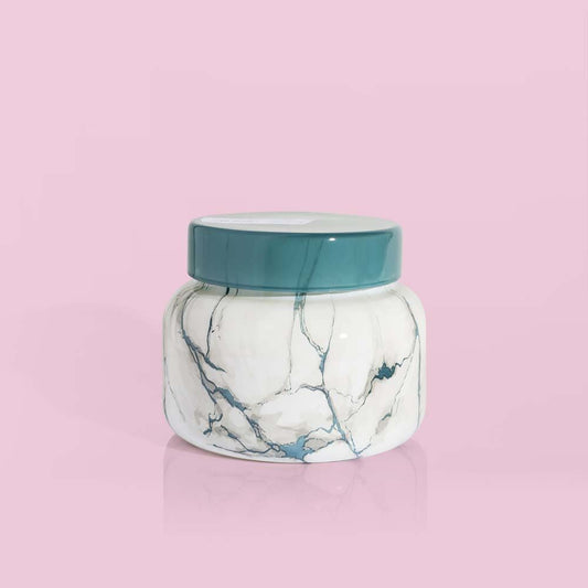 Capri Blue Mod Marble Candle