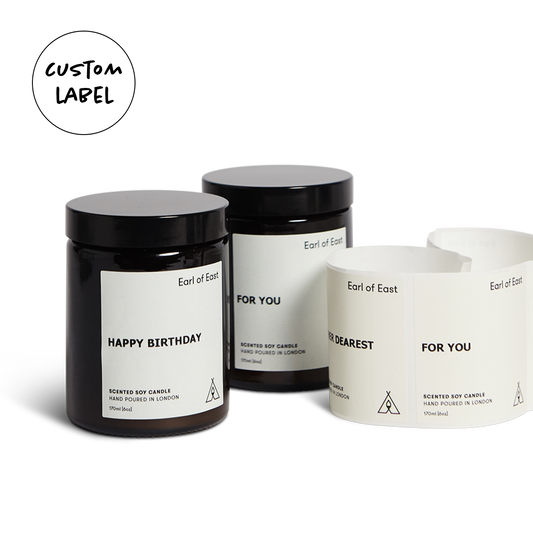 Earl of East | Customised Soy Wax Candle 170ml [6oz]